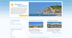 Desktop Screenshot of ferienhaus-normandie.biz