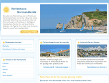 Tablet Screenshot of ferienhaus-normandie.biz